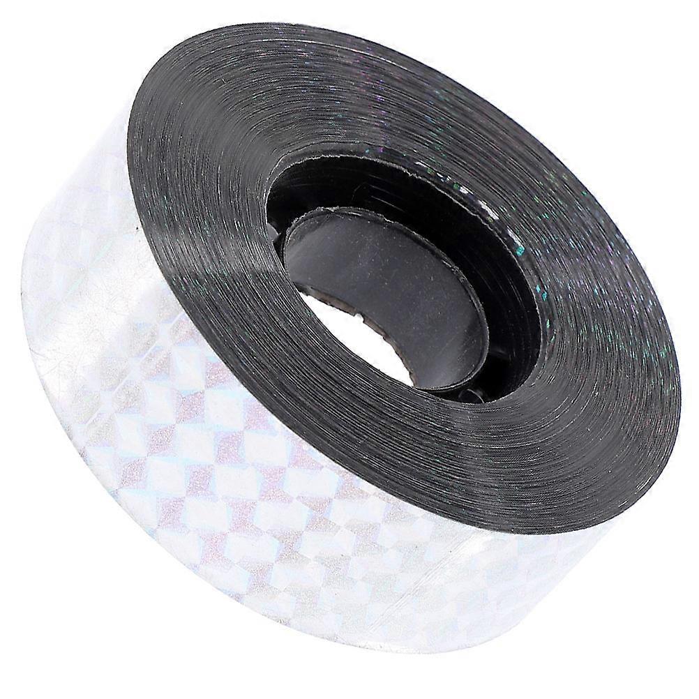 PET Reflective Bird Tape 50m X 2.4cm X 0.1cm For Balcony Decoration Features Dual Function 1 Roll
