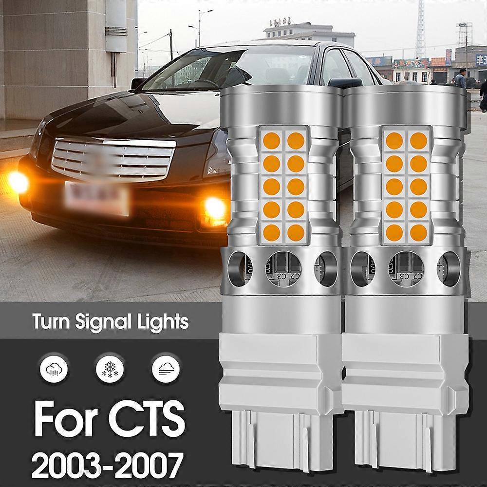 Canbus LED Turn Signal Light Lamp 2pcs Accessories For Cadillac CTS 2003-2007 2004 2005 2006