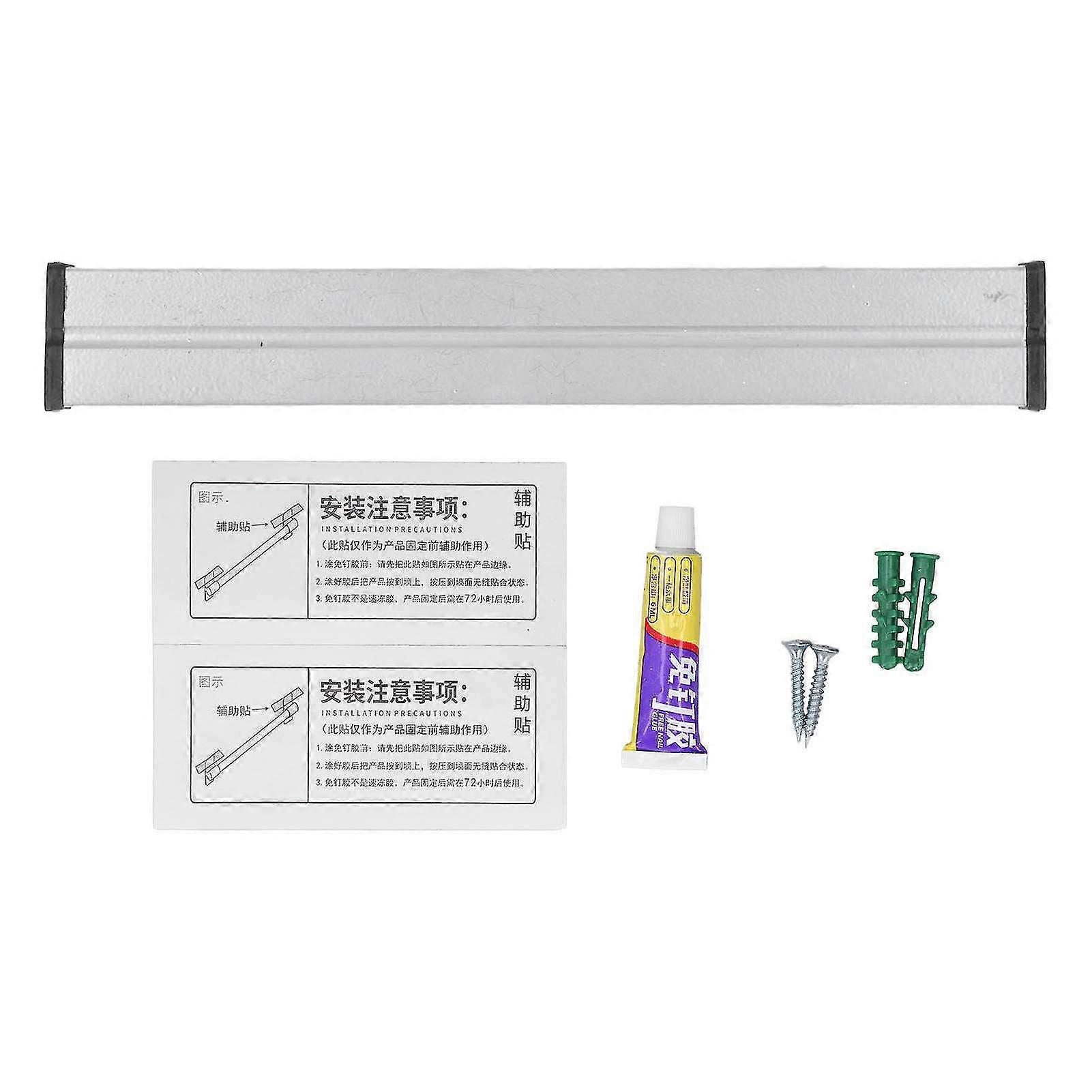 Magnetic Tool Holder Rack Bar - 200mm Storage Strip Accessory for Workshop & Kitchen Organization