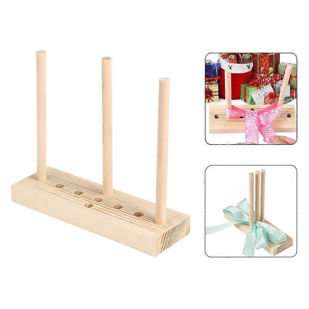 Bow Maker Wooden Wreath Bowing Making Tool DIY Kinds of Bow Maker for Ribbon Craft Decoration for Birthday Party