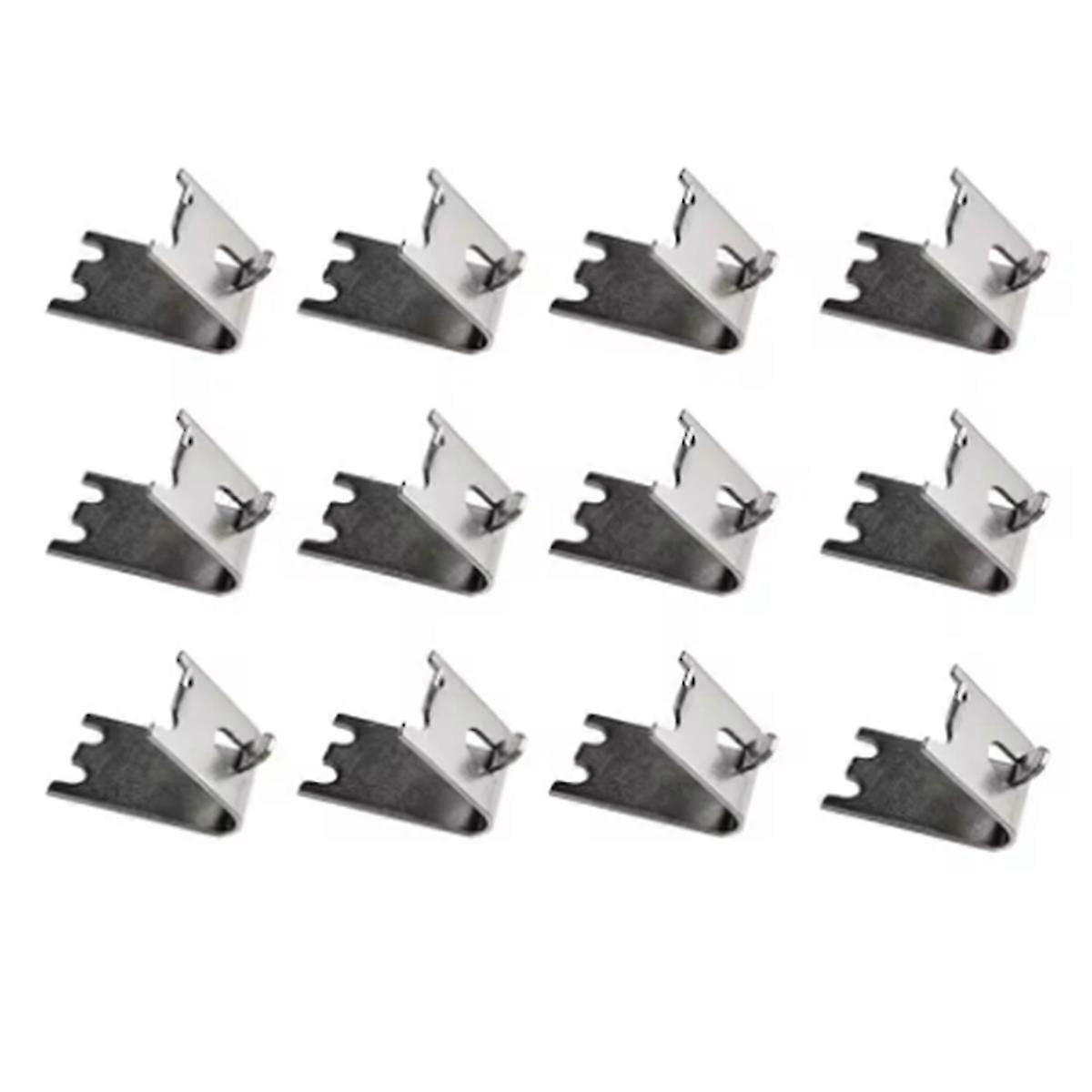 12PCS Commercial Freezer Shelf Clips Shelf Support Clamp