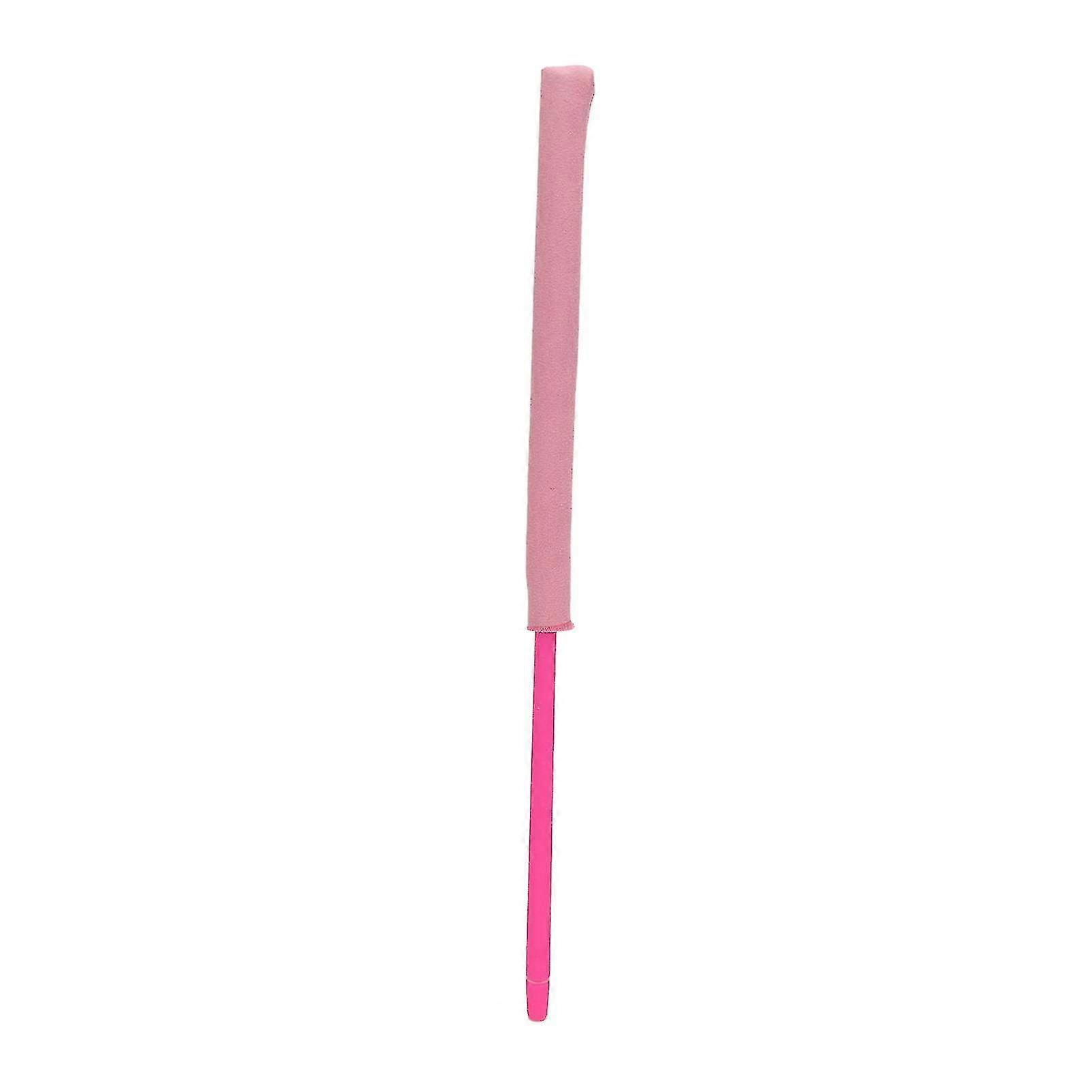 Flute Cleaning Rod with Integrated Cloth - Essential Tool for Woodwind Instrument Care & Maintenance in Pink