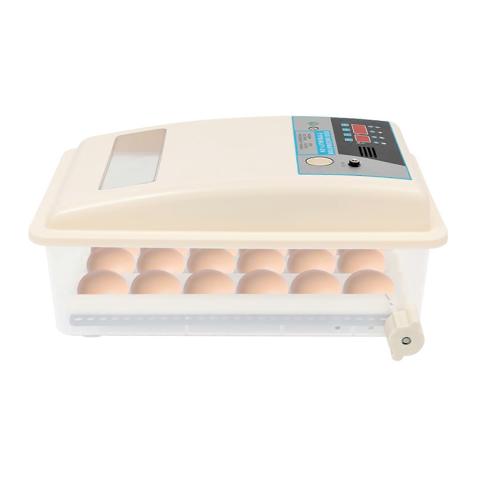 220V Small Automatic Egg Incubator Dual Power with LED Screen for Commercial Use