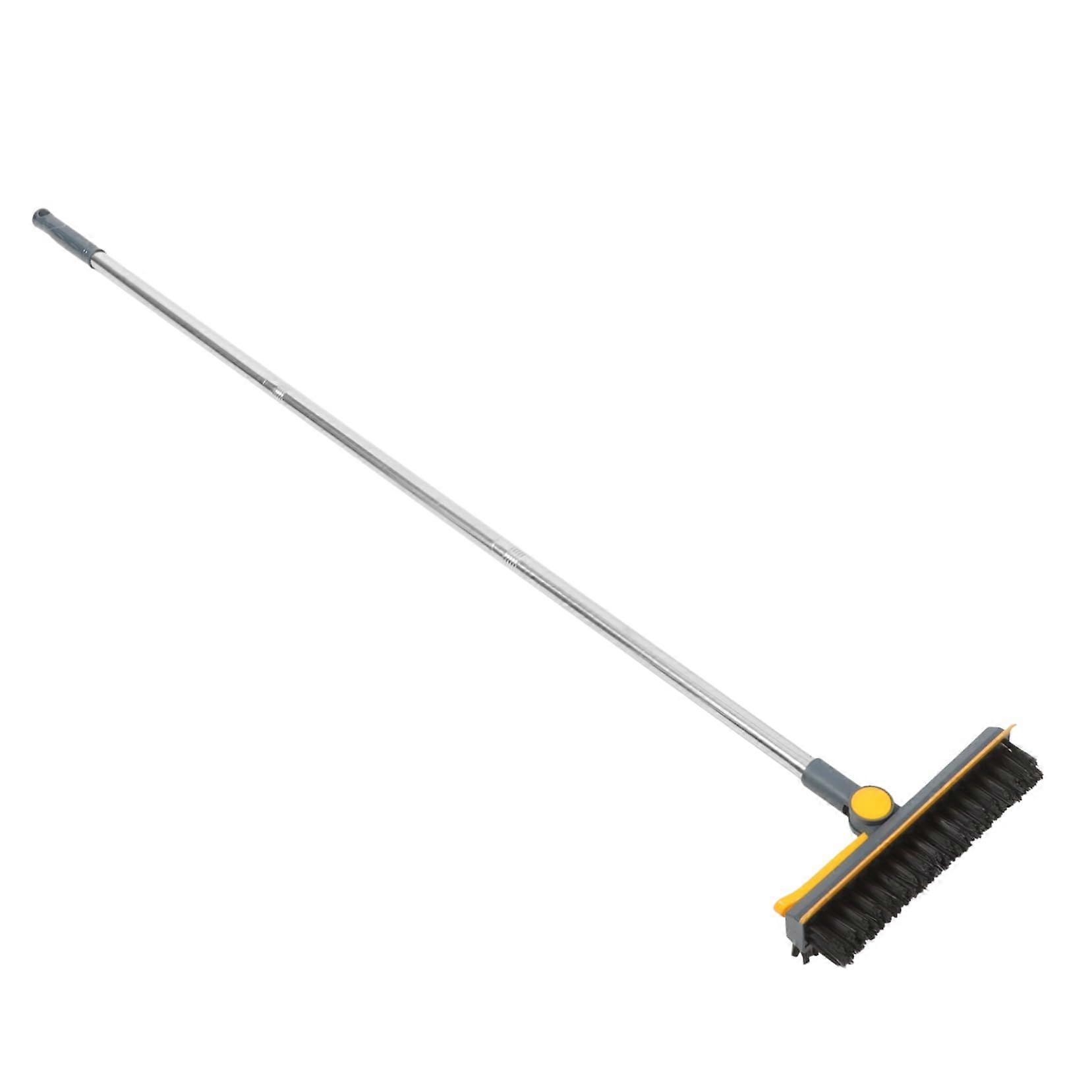 Floor Brush Long-Handled Multi-Function Scrub Brush For Bathroom Kitchen Walls Cleaning Grout And Corners Durable