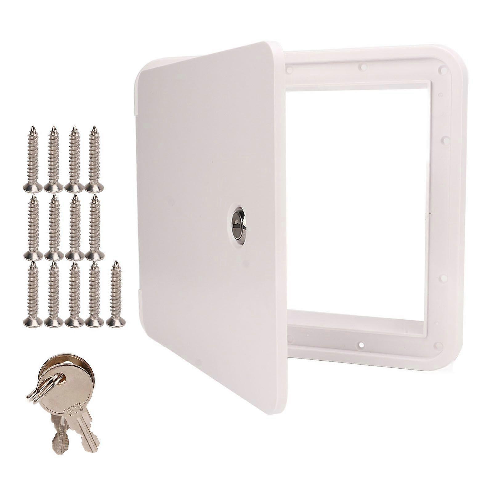 Square hatch for RV motorhome boat camper electrical