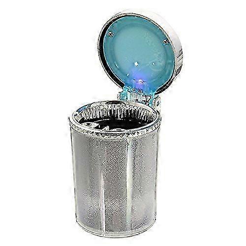 LED Illuminated Car Ashtray with Multi-Colour Light Feature