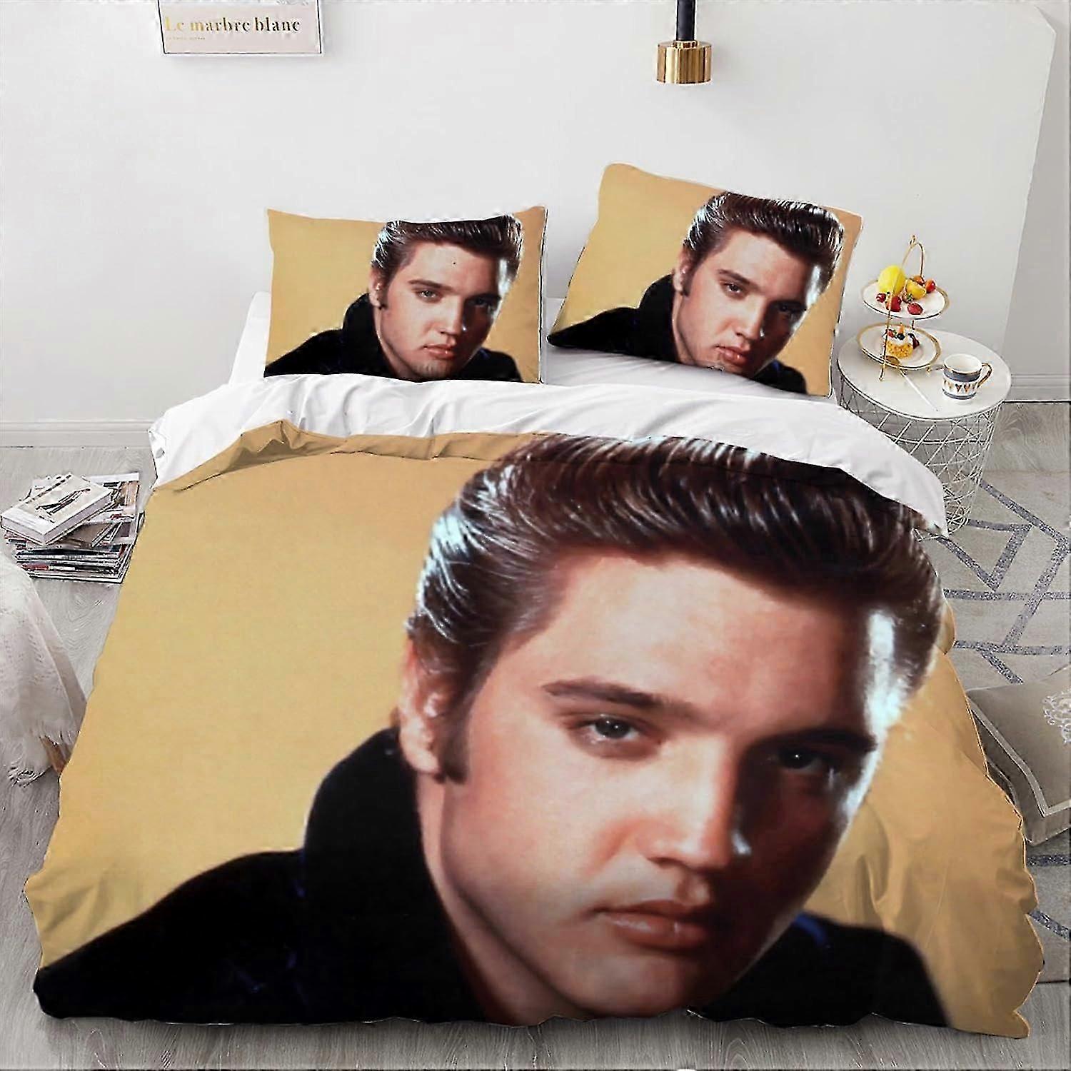 3D bedding Set Beauty and the Beast Printed Duvet Cover Set 3 pcs Soft Microfiber Duvet Cover Comforter Cover with 2 Pillowcases 220x240cm (135*200 CM