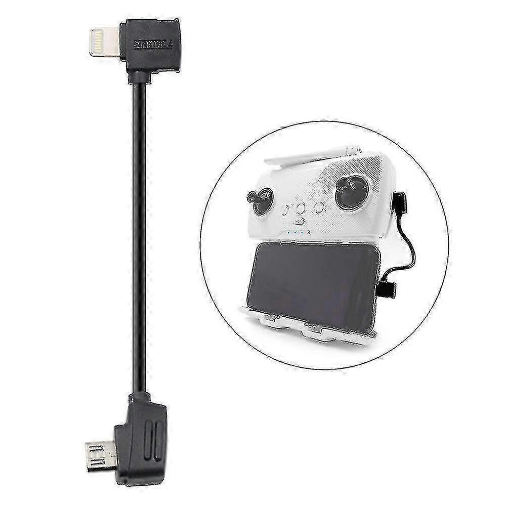 For DJI Mavic Mini/Mavic Pro/Mavic Air/Spark Remote Control Cord Lightning Port Connection Cable