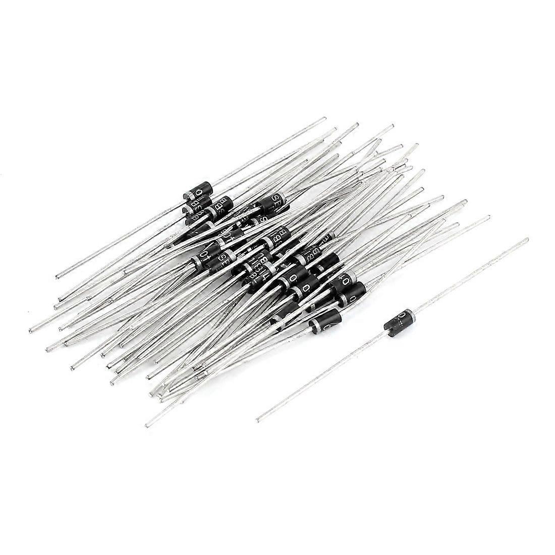 Schottky Barrier Rectifier Diodes SB140 DO-41 40V 1A Pack of 40 High-Efficiency Semiconductors for Electronics