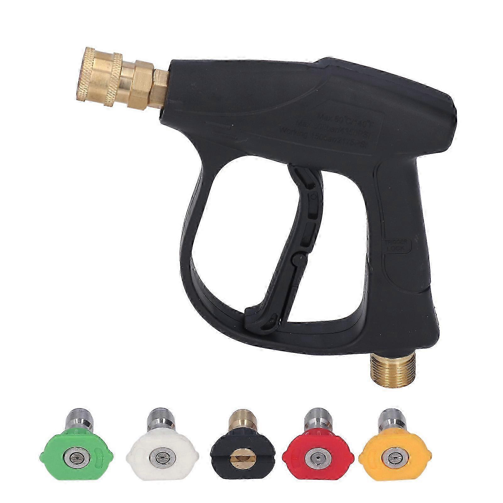High-Pressure Foam Sprayer with 5 Nozzles for Vehicle Cleaning & Detailing