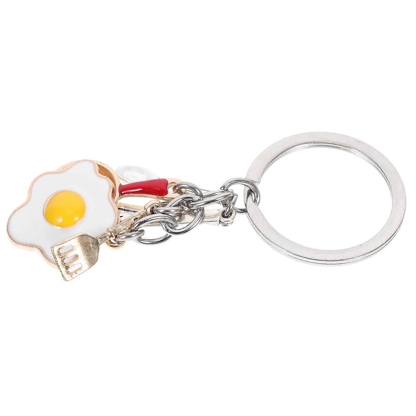 realistisk mad nøglering simulering mad nøgleringe taske tilbehør 7,5x3cm legering materiale 1stk
