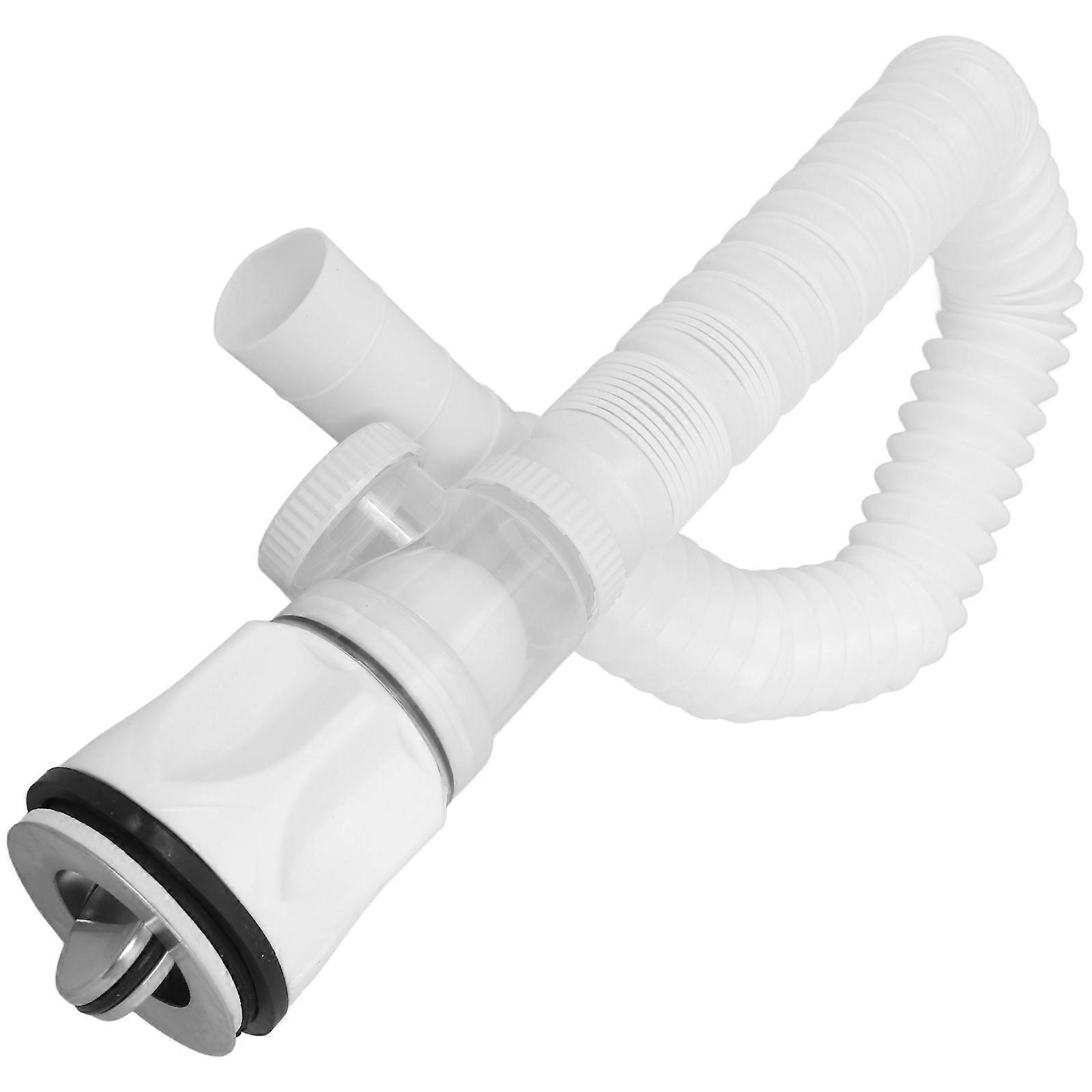 Flexible Bathroom Sink Drain Pipe with Clogging Design for Efficient Drainage, Durable Construction, Fits Various Sinks and Washbasins