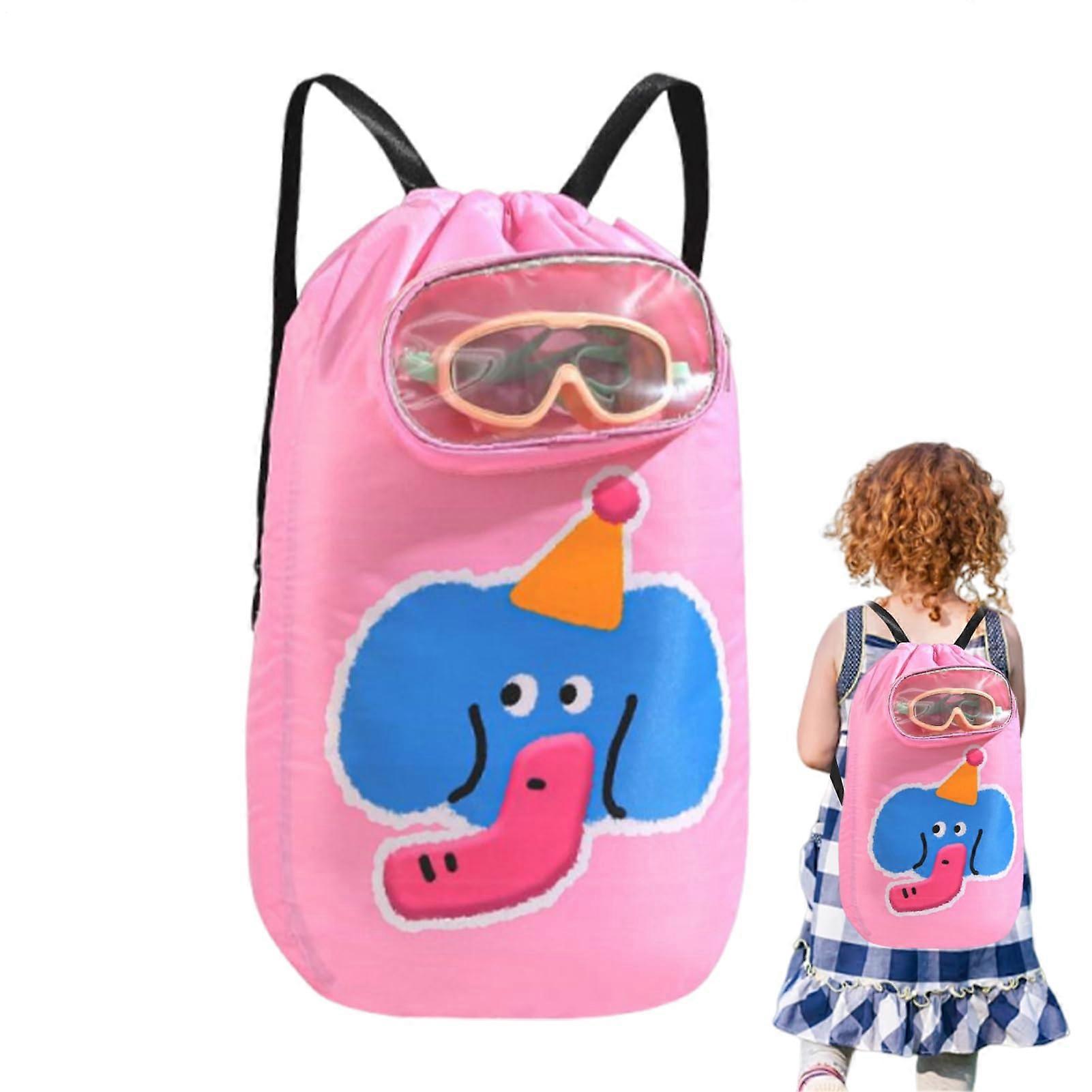 Mesh swim bag – Backpack with wet bag for swimming, gym, and training  Mesh bag with zipper  Mesh bag with zipper  Beach bag for the