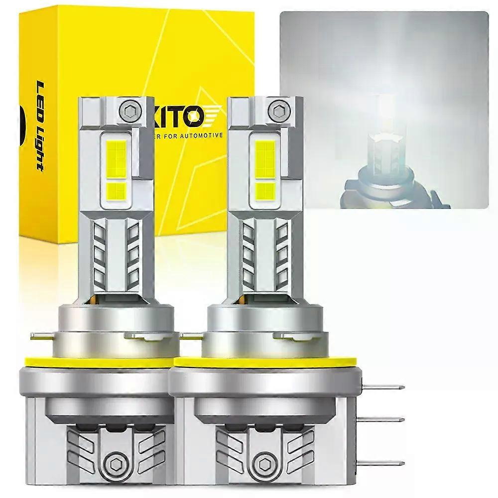 2Pcs 30000LM H15 LED DRL Headlight Canbus Error Free 12V 60W High Beam H15 LED Bulb Driving Running Light 6500K Auto Lamp