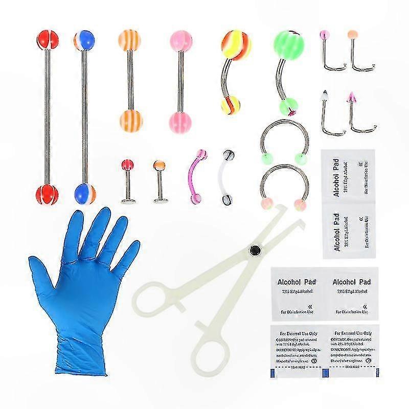 Body Piercing Kit with Accessories