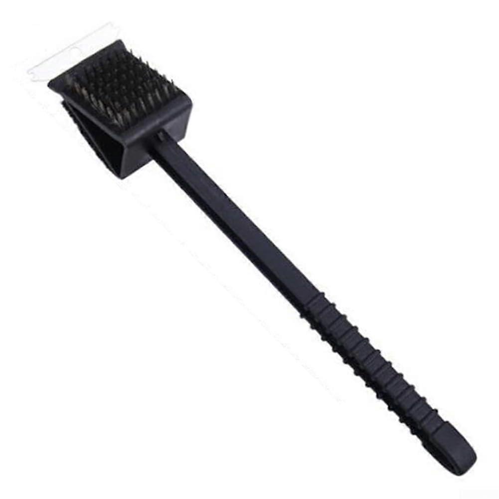 Heavy Duty BBQ Wire Cleaning Brush With Built-In Scraper For Removing Burnt Food Residues