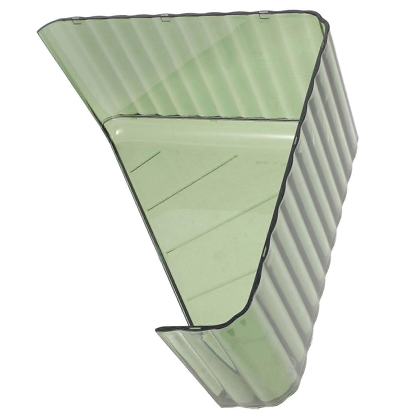 PET Green Jewelry Tray for Home Use Smooth Surface Easy to .8x7.8x0.8 Inches