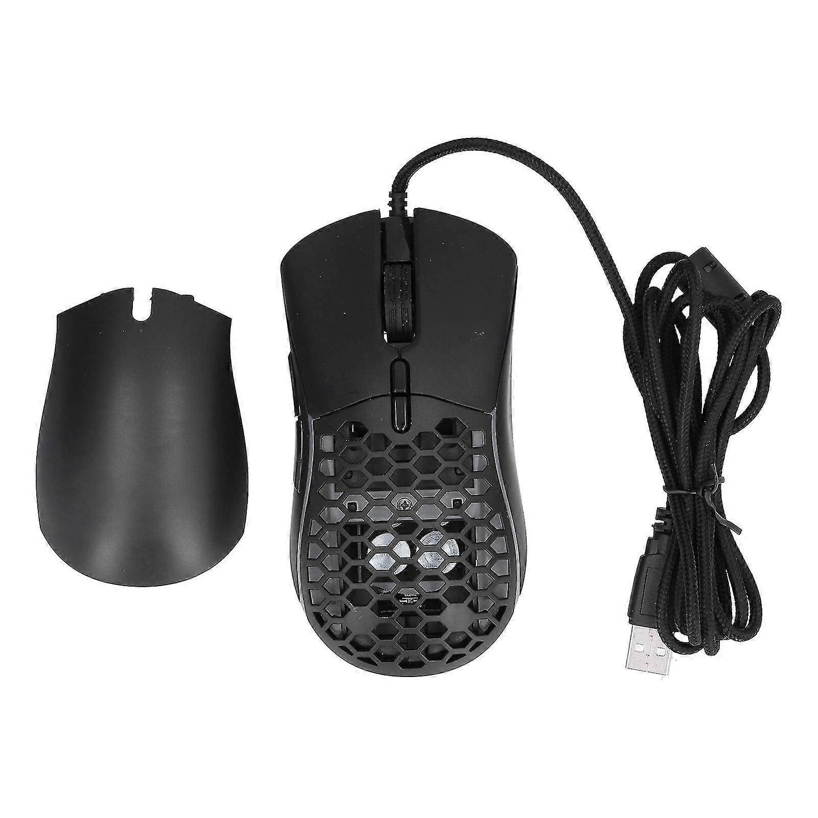 Wired Mouse RGB 7-button USB Port Hollow Ergonomic Gaming Computer Accessories
