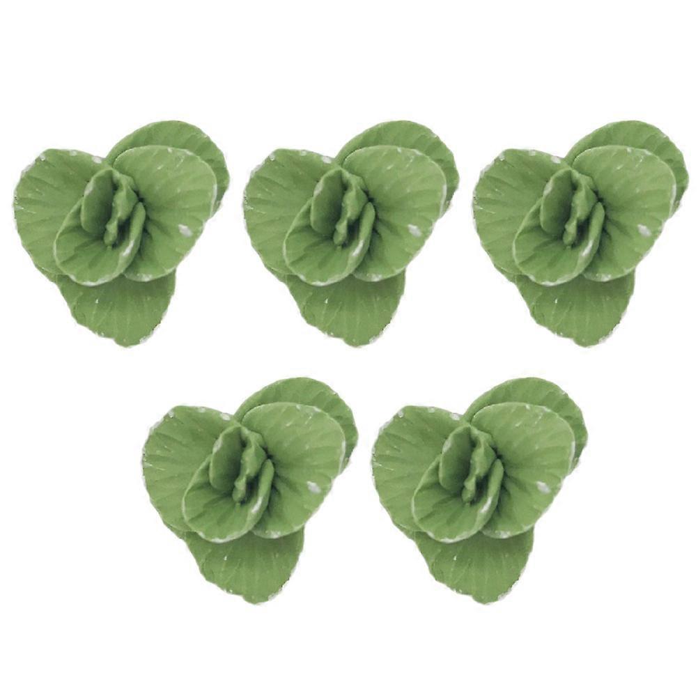 5pcs Mini Farm Props Miniature Vegetable Model Simulation Tiny Greeny Vegetables