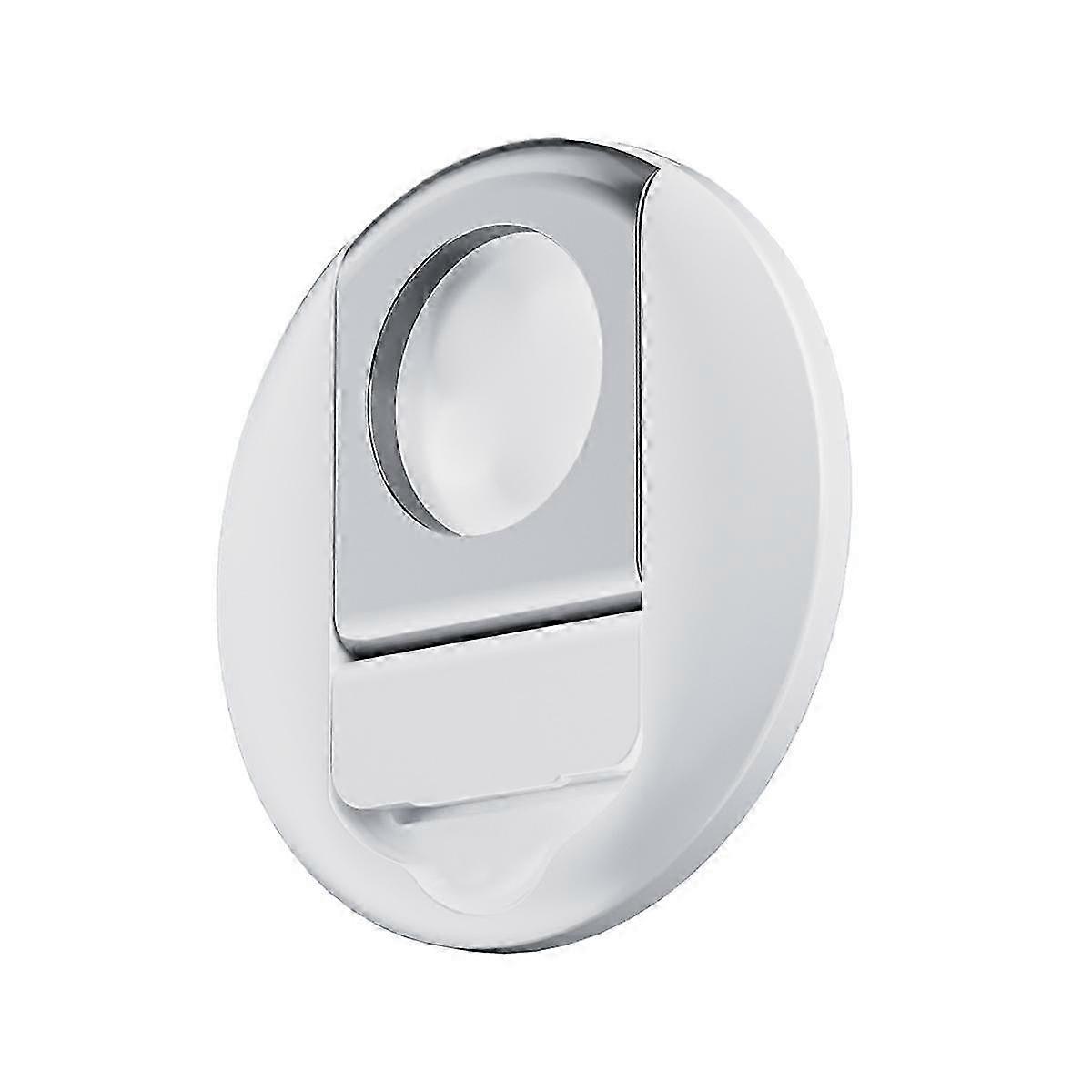 Magnetic Mobile Phone Holder for Round Ring Support Kickstand, Compatibility with Continuity Camera Mount White
