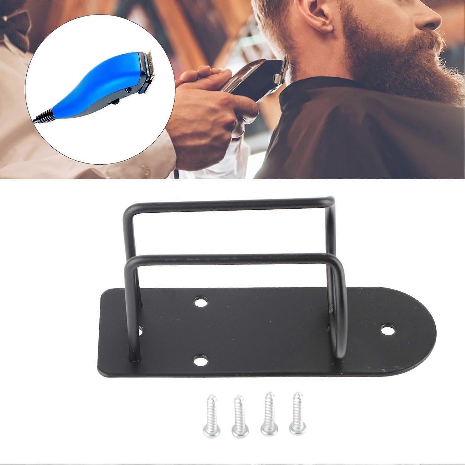 Stainless Steel Clipper Holder Display Rack Stand Shelf Black