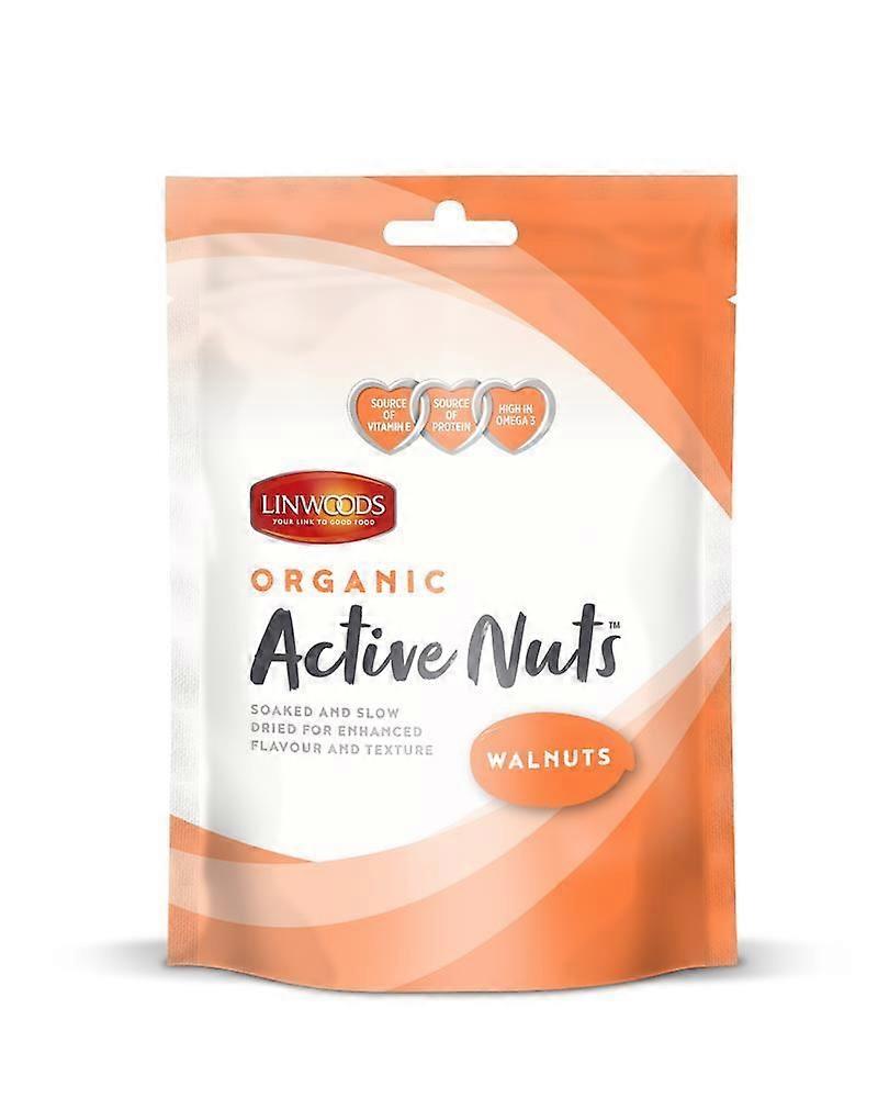 Linwoods Active Organic Walnuts 70g - 2 Pack