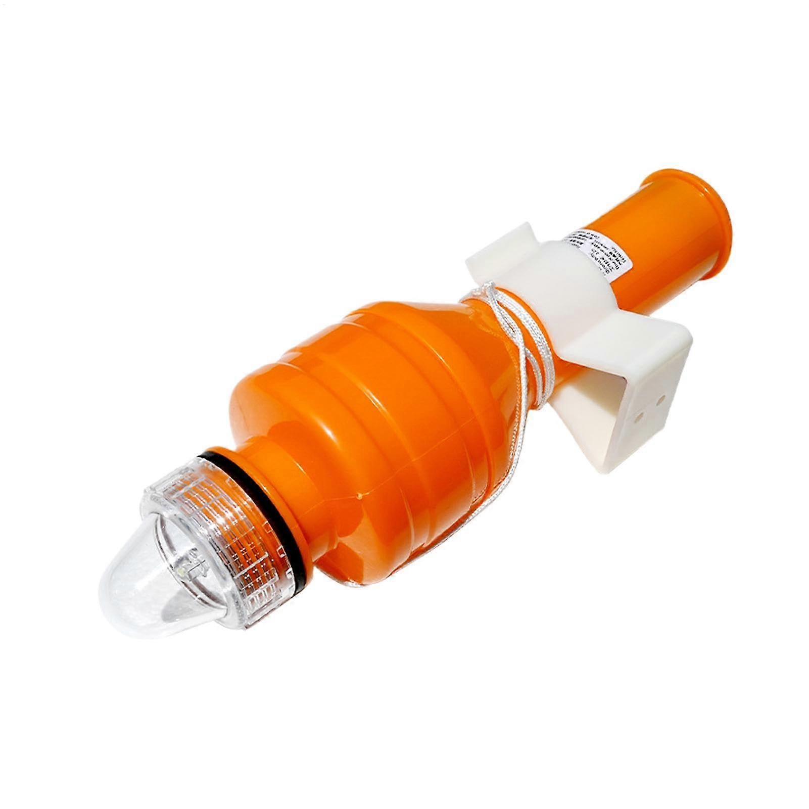 LED Flashlight 7.87in Floating High-Vis Signal Lamp Waterproof Safety Beacon Multifunctional Bait Light For Pontoon Gear