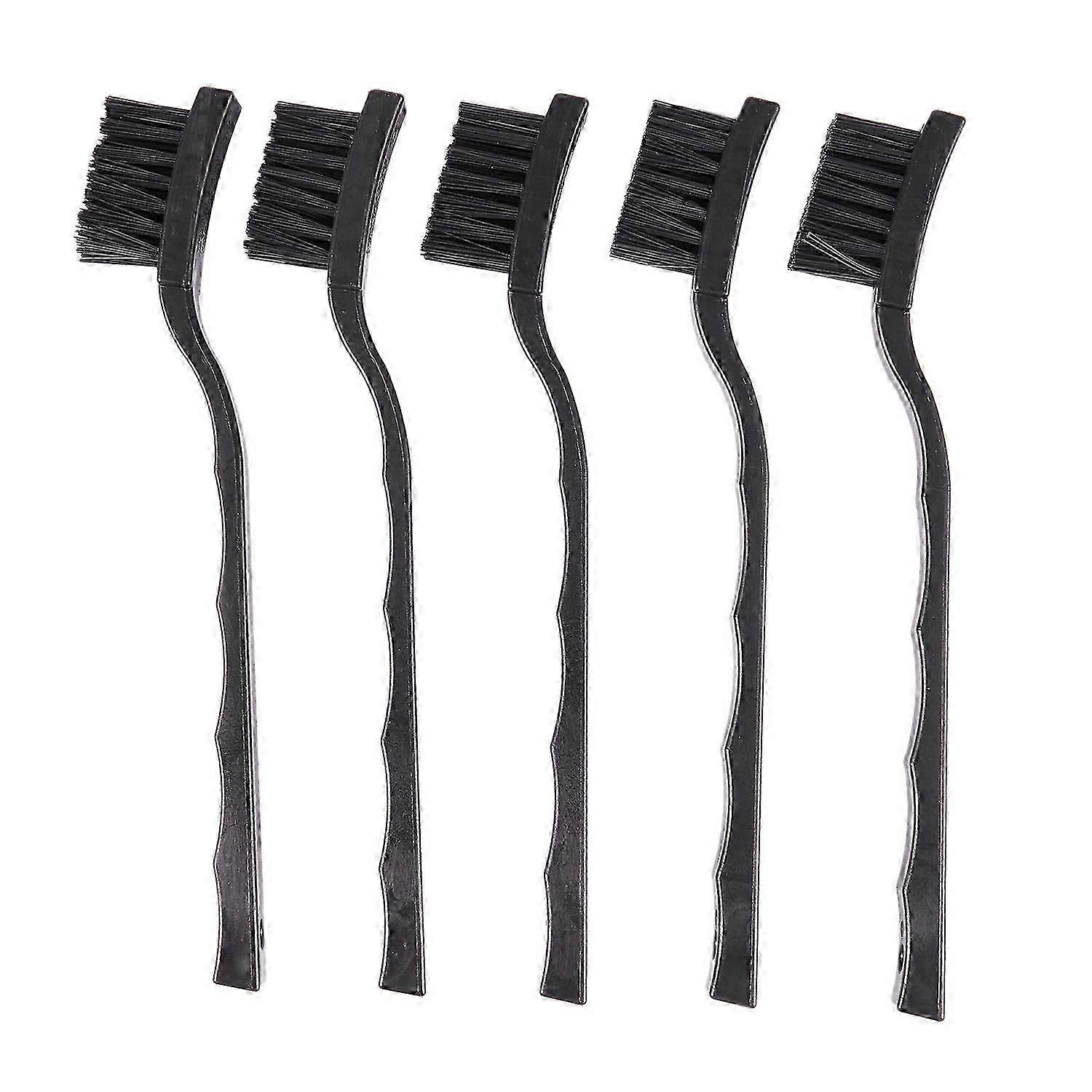 Schwarzes Anti-Rutsch-Griff-ESD-Staubbürsten-Set (5 Stück, 17cm lang, für PCB-Rework)