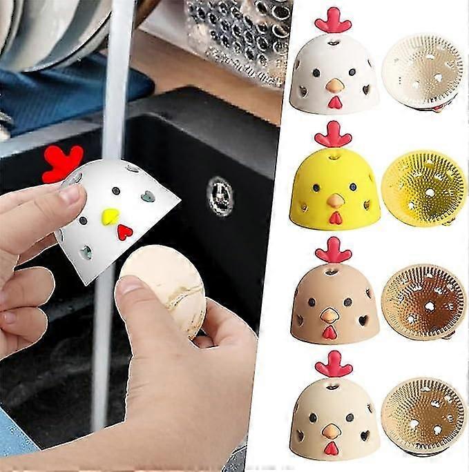 1-3 件鸡蛋刷清洁剂硅胶刷，适用于新鲜鸡蛋、家禽鸭蛋、复活节彩蛋