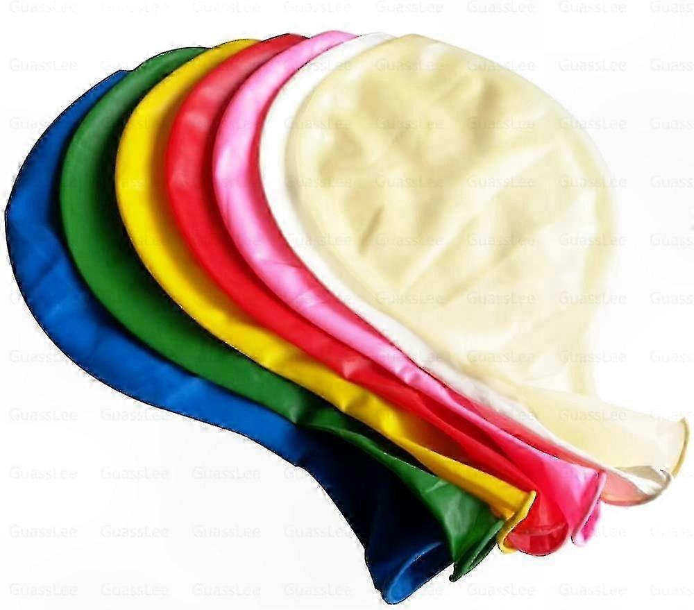 36-Inch Latex Balloons Assorted Colors - 7 Pack Large Decorative Balloons for Events and Parties