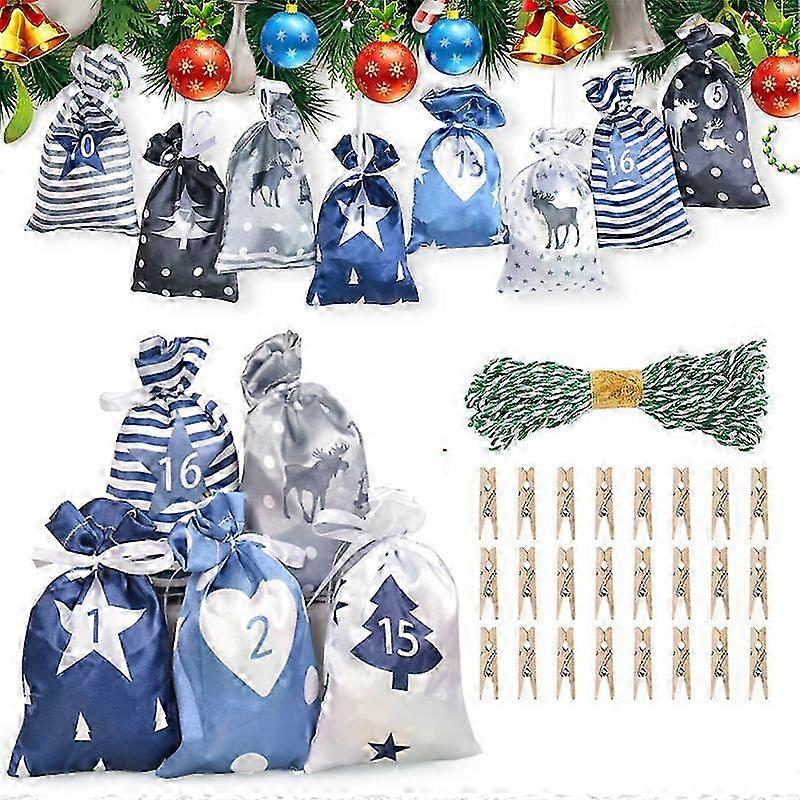 Adventní kalendář na vyplnění, 24 adventních kalendářů