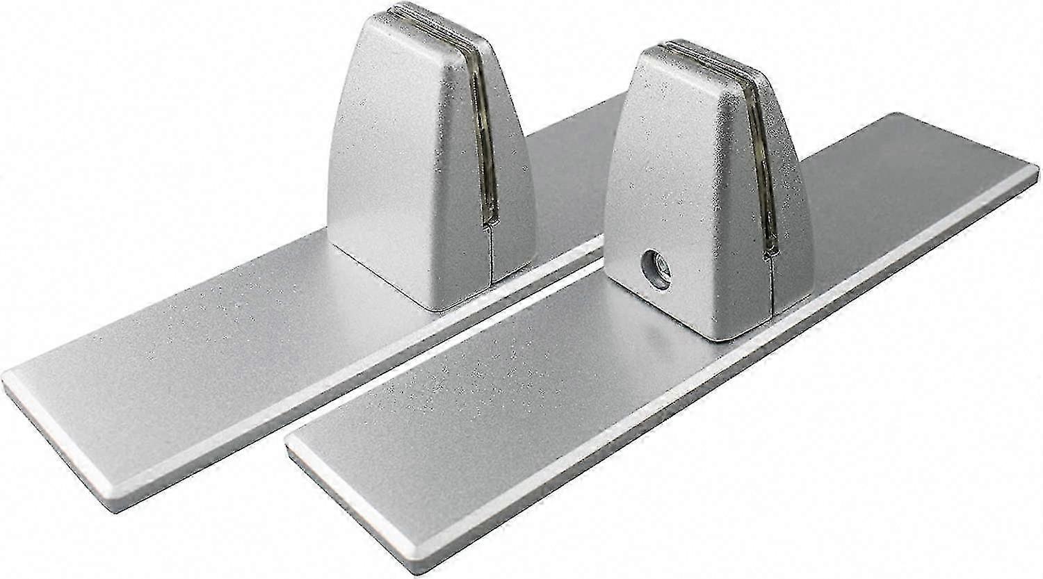 Sneeze Guard Support Clamp with Heavy-Duty Aluminum Stand, Removable Desk Partition Clamp for Acrylic Shields