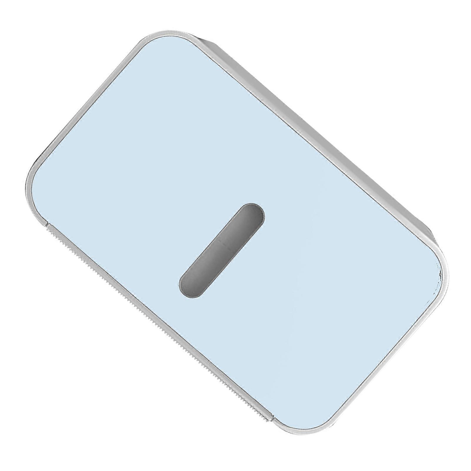 Wall Mounted Blue Plastic Tissue Dispenser for Bathroom Storage