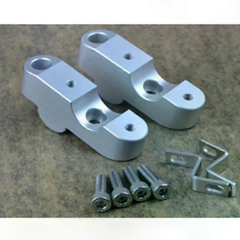 Adjustable Motorcycle Handlebar Riser Mount - Height & Back Movement Adapter for BD300-Compatible Models - Moto Accessories