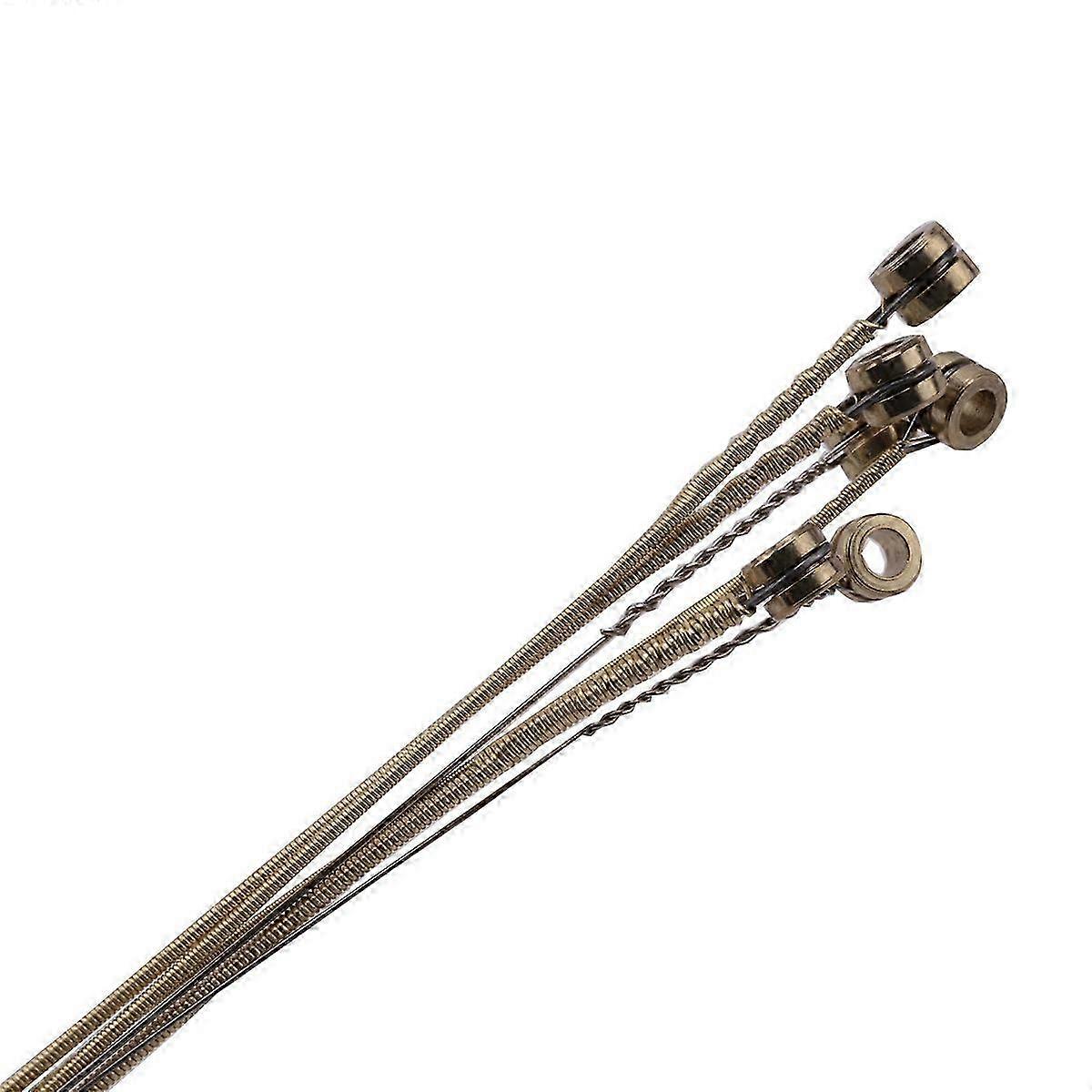 2 Sets of 6 Guitar Strings Replacement Steel String for Acoustic Guitar with Changing Tool