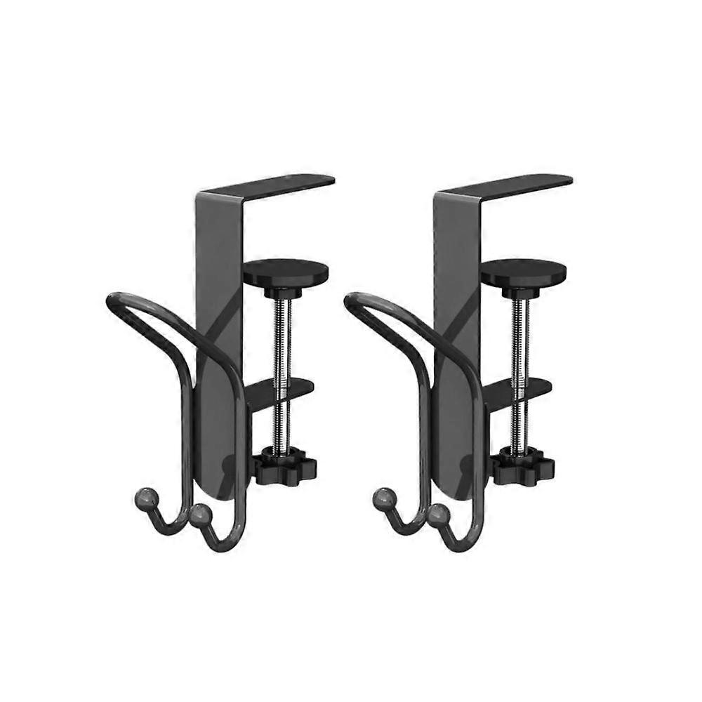 2 in1 Garland and Stocking Mantel Holders with 2 Hooks, Adjustable Mantel Hanger