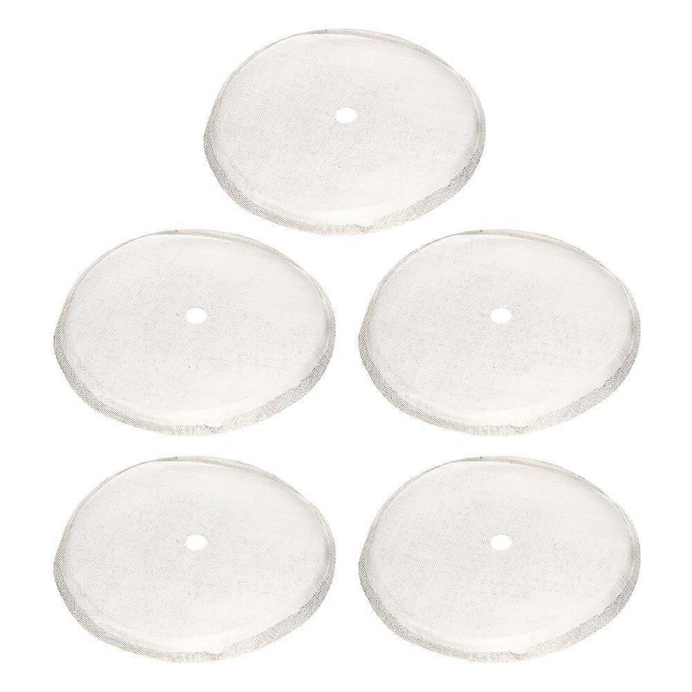 5Pcs 80 Mesh Reusable Stainless Steel Filter Mesh for 600ml French Press Pot Accessory