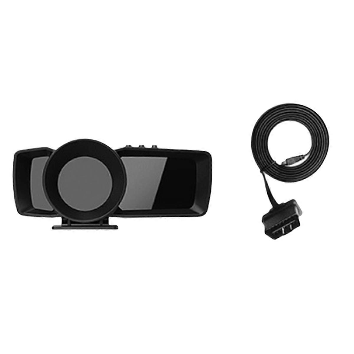 Car HUD Multifunction Head Up Display OBD+GPS Smart Speedometer Car Gauge Alarm System A600