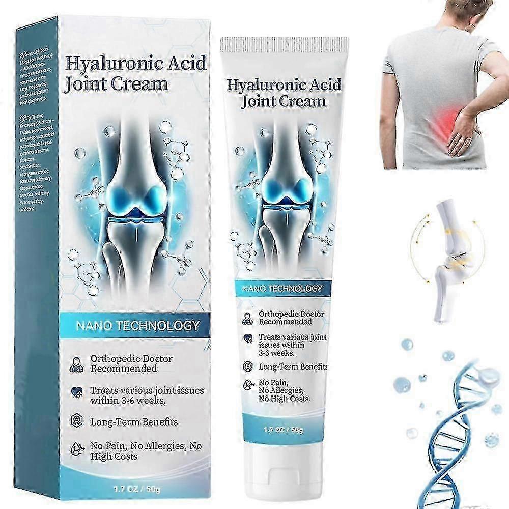 ヒアルロン酸関節クリーム、後ろ首手、膝ケア用