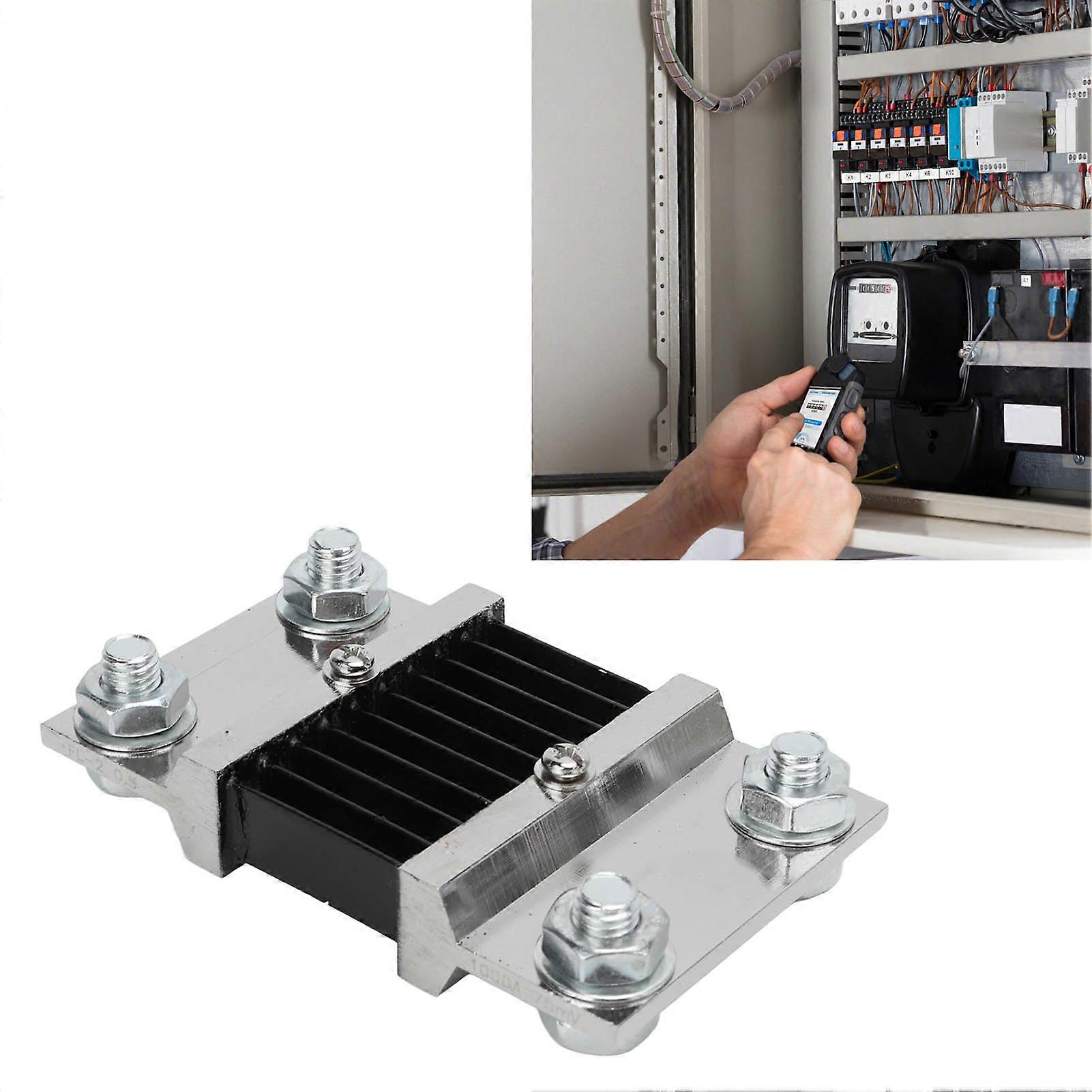 2 Pcs 75mV 1000A High Accuracy DC Current Measuring Shunt