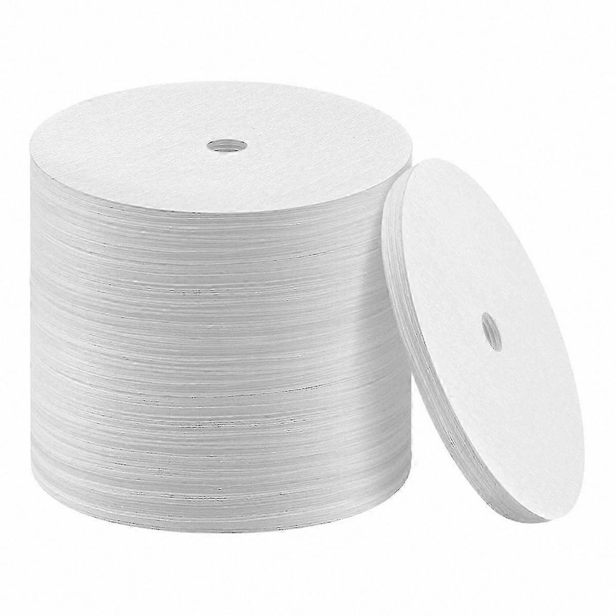 500 Count Premium White Paper Filter Discs for Percolator Coffee Makers