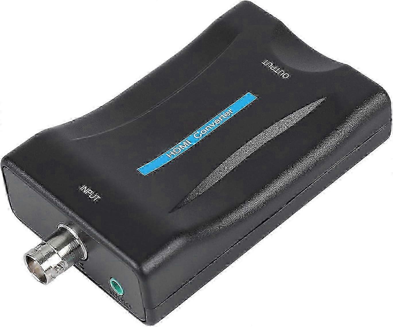 HDMI 转同轴转换器适配器,用于电视天线,支持 1080P/720P 高清视频输出,兼容监控监视器