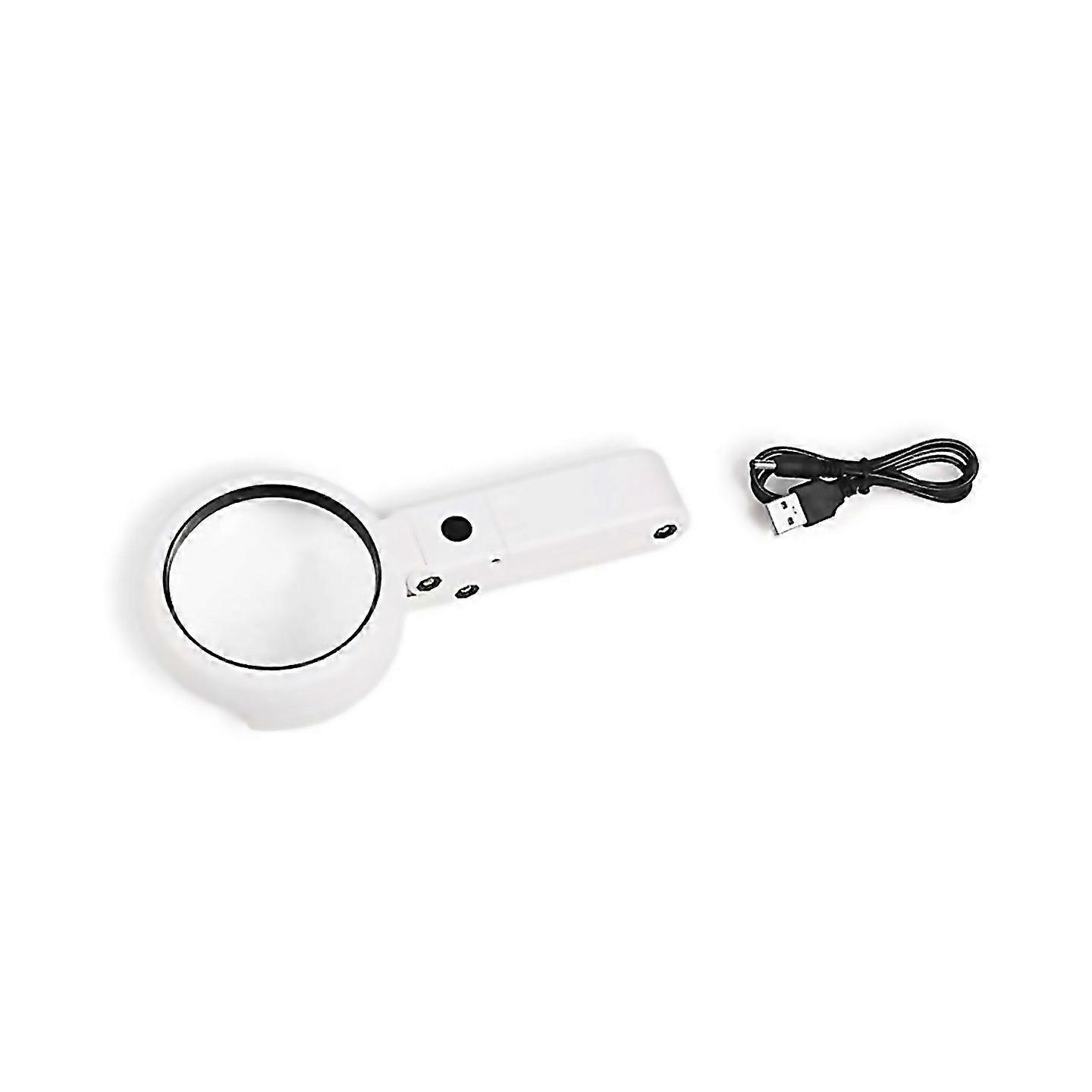 For Portable Foldable Magnifier With 8led Light 5x11x Handheld Magnifier