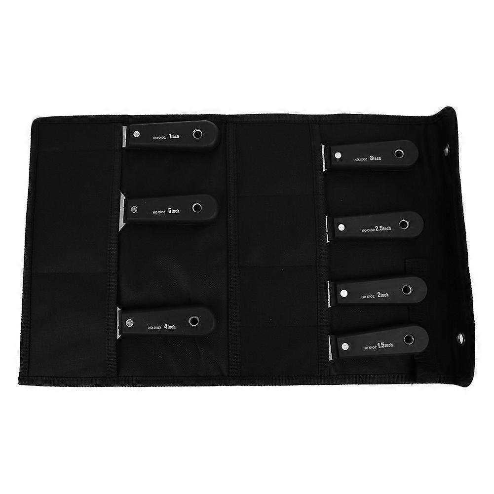 7 Pcs Putty Knife Portable 1in~5in Scraper Blade Wall Shovel Plastering Knife for Construction Tool