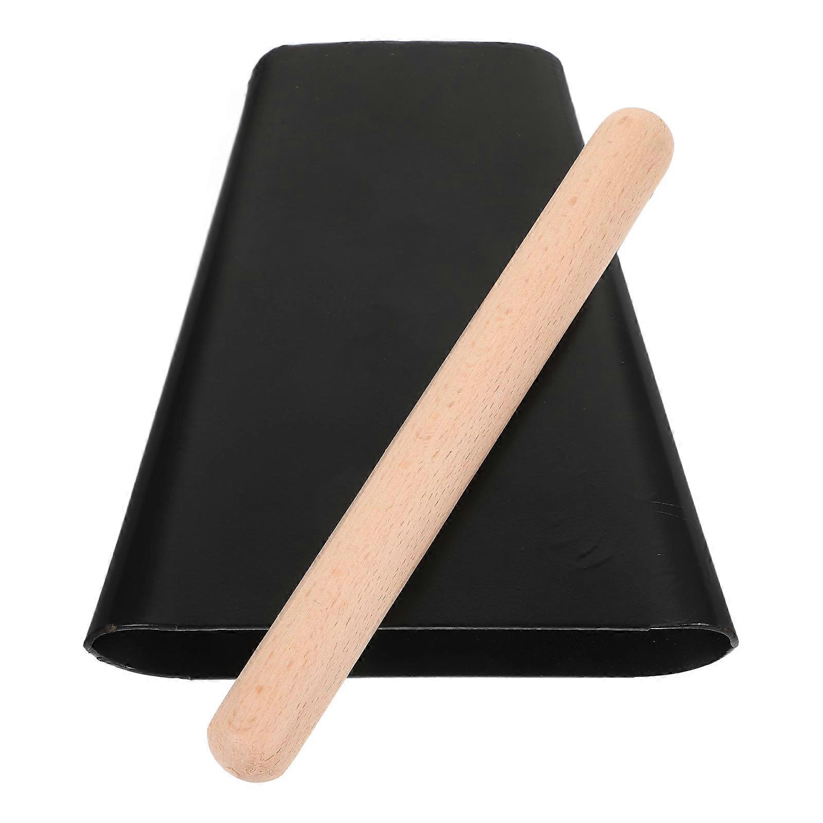 Metal Percussion Instrument Cowbell for Playing 4Sets with Wooden Mallet