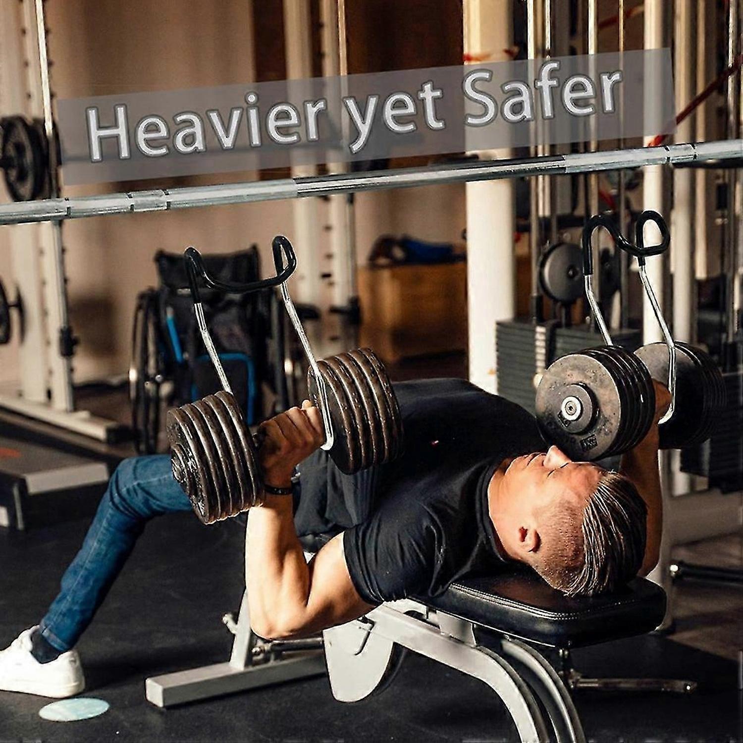 2PCS Dumbbell Hooks Barbell Dumbbells Hanger Dumbbell Hooks Handles Dumbbell Hooks Exercise Fitness