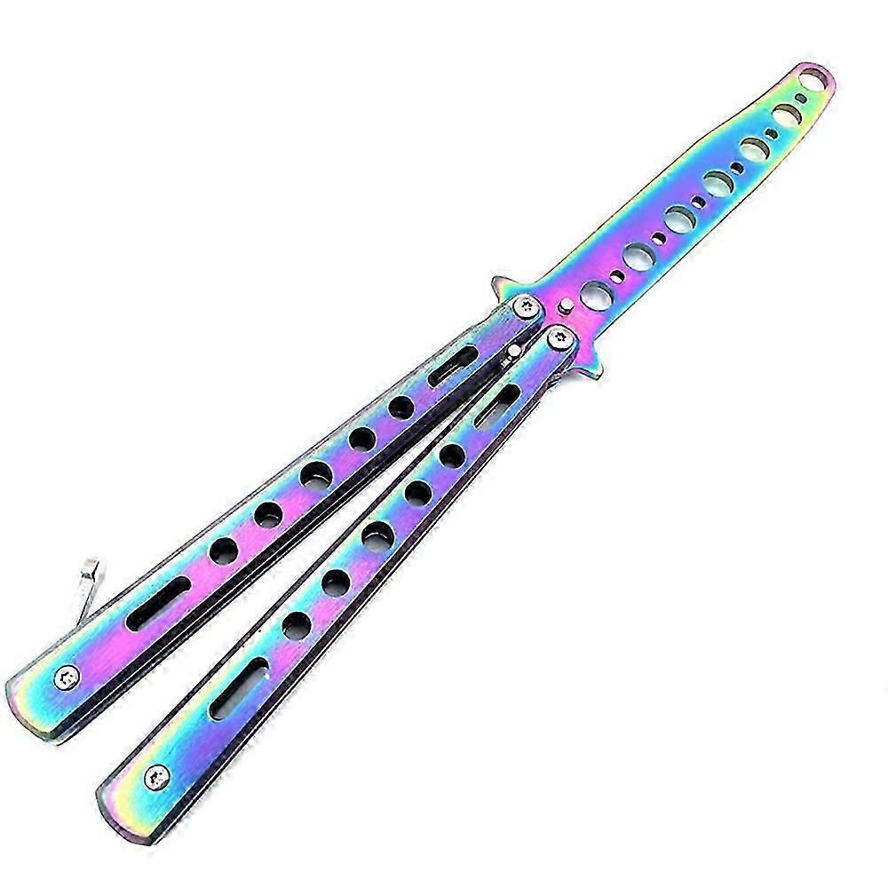Knife Trainer Colored Unsharpened Blade Practice Knife for Novice