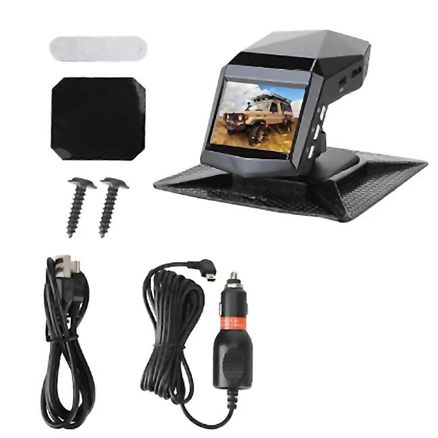 For Car Dash Video Recorder Rear View Monitor Dashcam 2inch Screen 1080p Wide Angle Suitable For