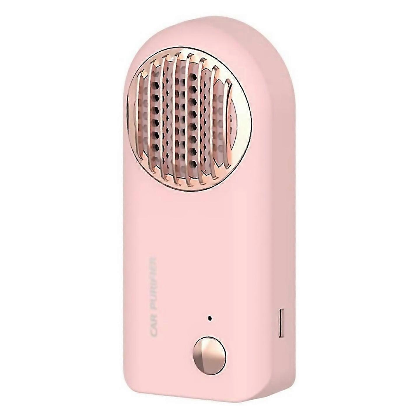 For Car Odor Eliminator Purifier Smart Usb Deodorizer Pink