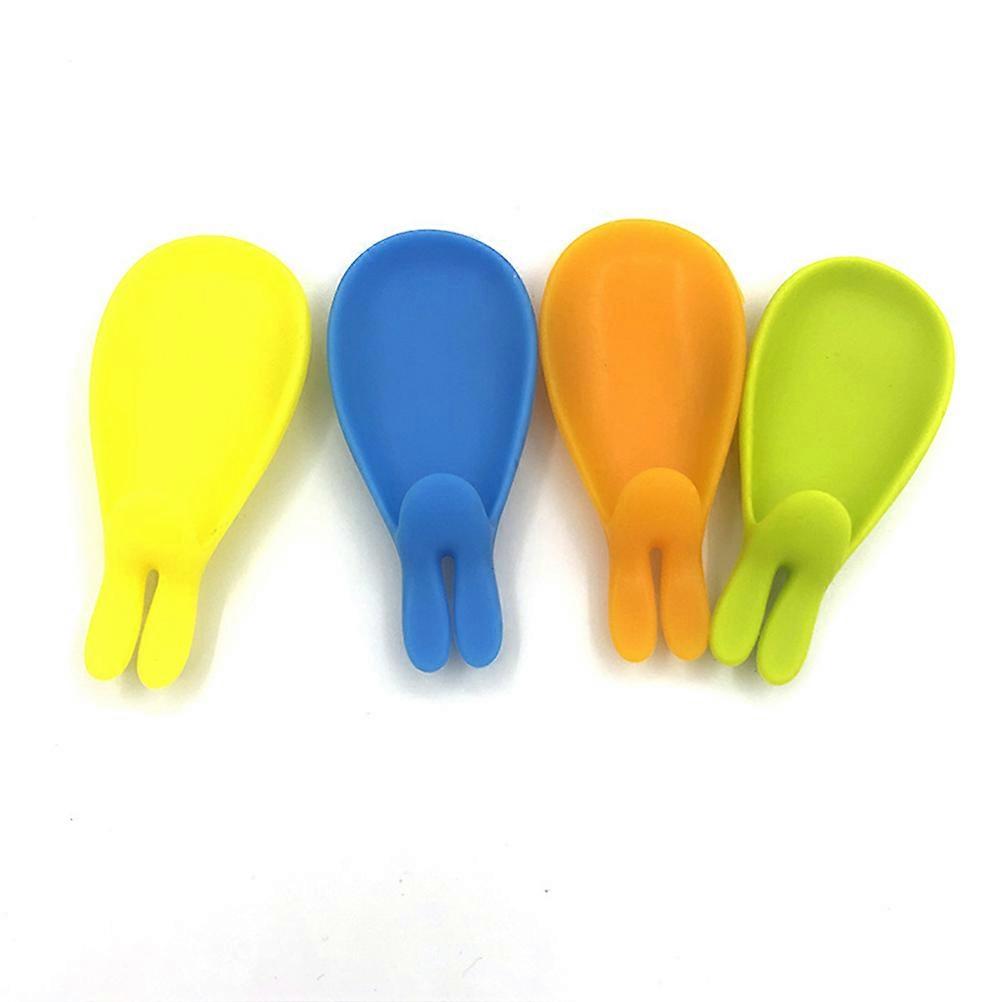 Silicone Glass Cup Marker Rabbit Shape for Wine Glasses 3Pcs Party Use